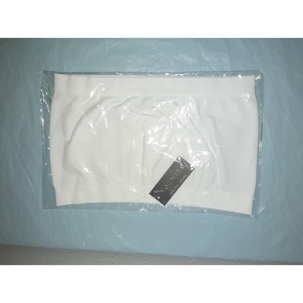 Youmita White One Size Bandeau NWT